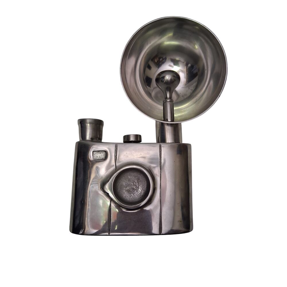 Vintage Style Bookend Retro Camera Decor Collectible Home Solid Metal Aluminum